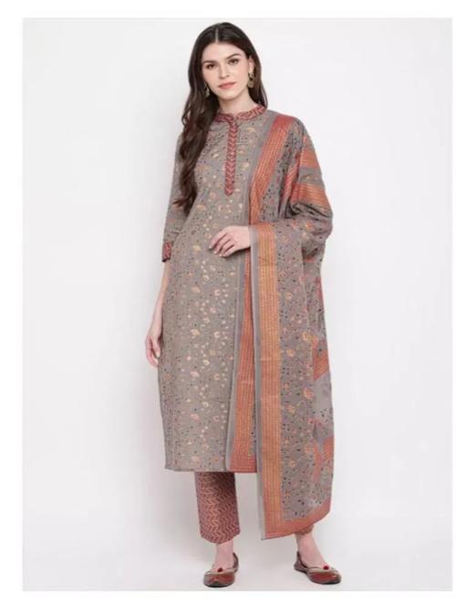 ladies rayon kurti ,paint with dupatta - 18299832 - Very Small Image - 1