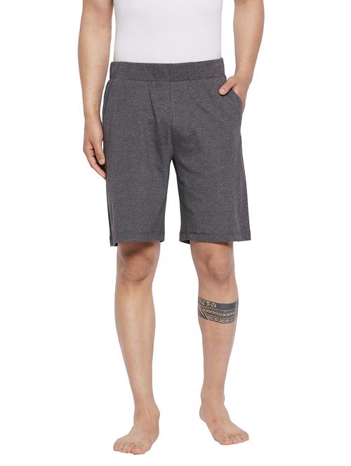 grey melange short - 18299855 - Very Small Image - 1