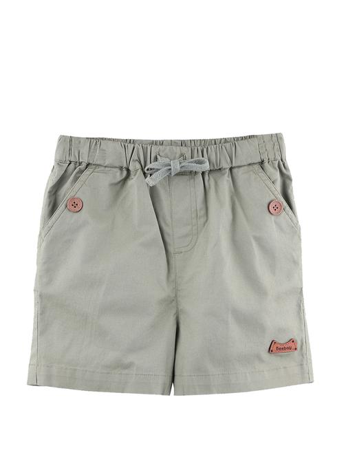 green solid shorts - 18300035 - Very Small Image - 1