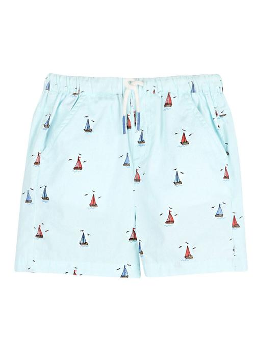 light blue printed shorts - 18300036 - Very Small Image - 1