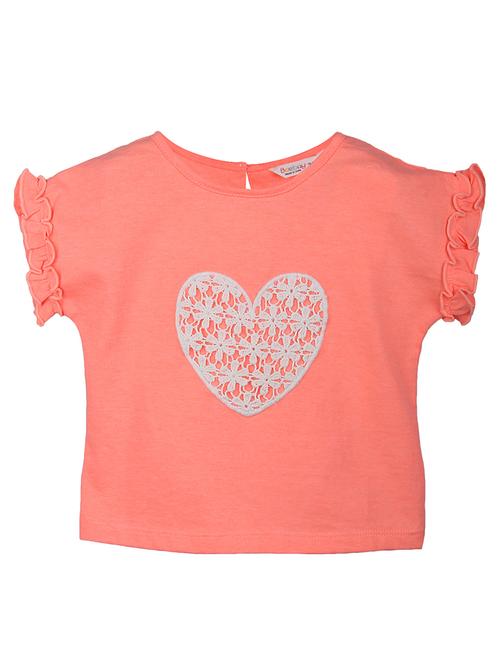 orange lace regular top - 18300060 - Very Small Image - 1