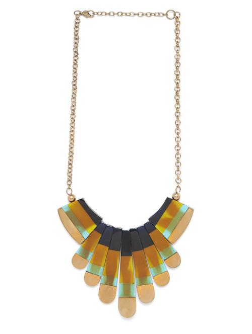 multi colored brass necklace - 18300565 - Very Small Image - 1