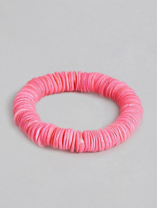 pink plastic bangle bracelet - 18300630 - Very Small Image - 1