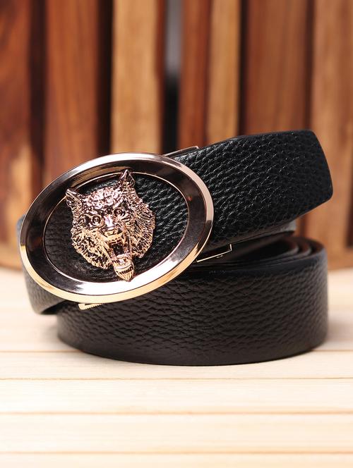 black leatherette belt - 18300774 - Very Small Image - 1