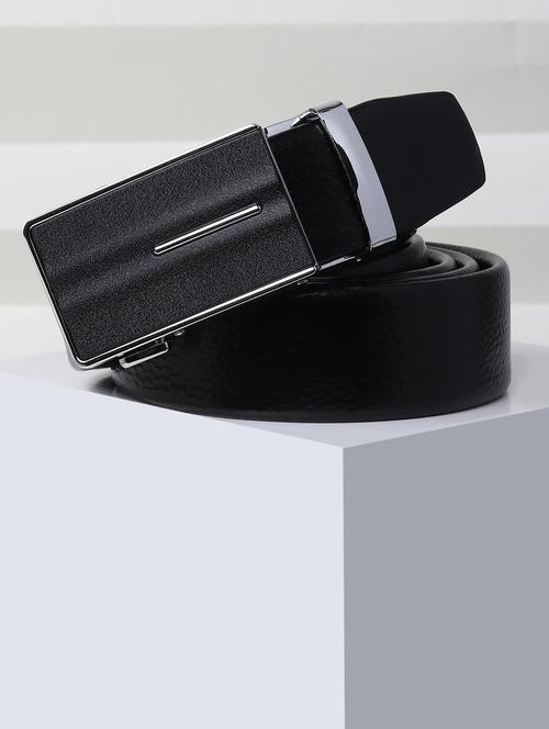 black leatherette belt - 18300799 - Very Small Image - 1