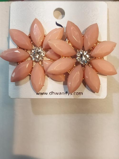 earrings for women pink color - 18300942 - Very Small Image - 1