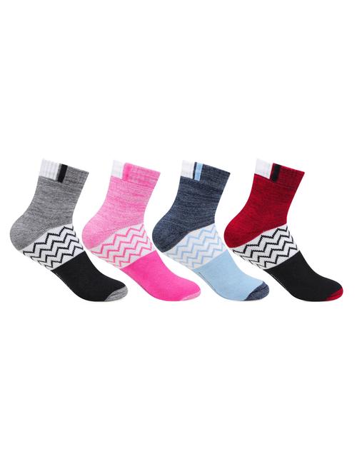 set of 4 multi colored socks - 18301288 - Very Small Image - 1
