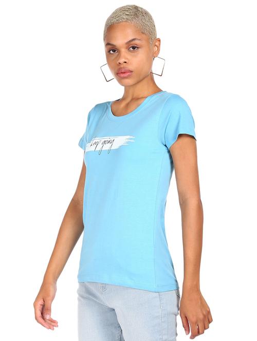 round neck cotton t-shirt - 18301862 - Very Small Image - 1