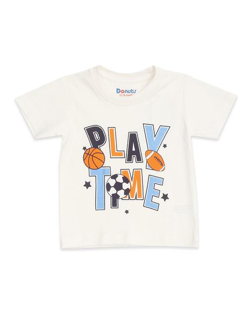 crew neck printed t-shirt - 18302105 - Very Small Image - 1