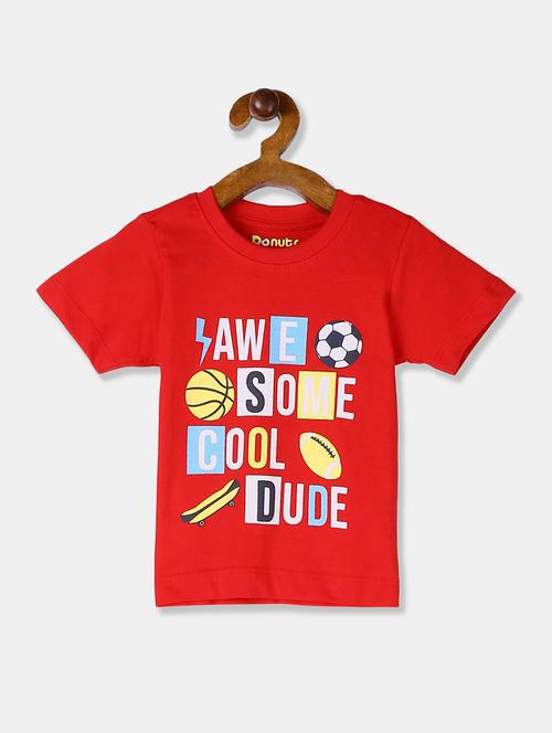 crew neck printed t-shirt - 18302113 - Very Small Image - 1