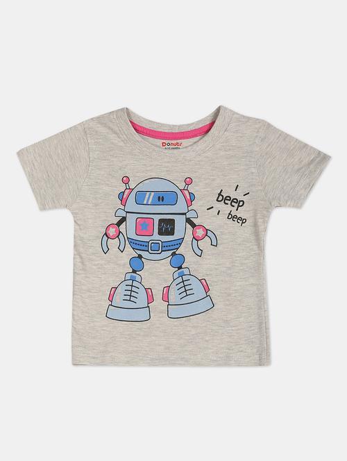 crew neck printed t-shirt - 18302117 - Very Small Image - 1