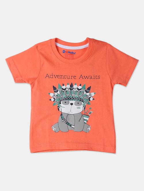 round neck printed t-shirt - 18302129 - Very Small Image - 1