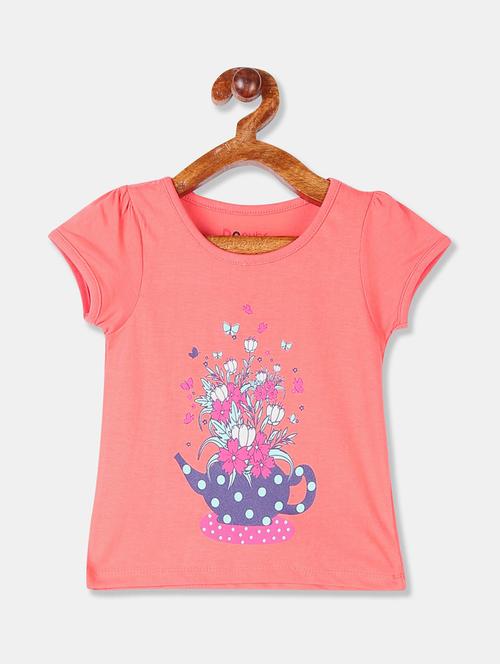 round neck printed t-shirt - 18302268 - Very Small Image - 1