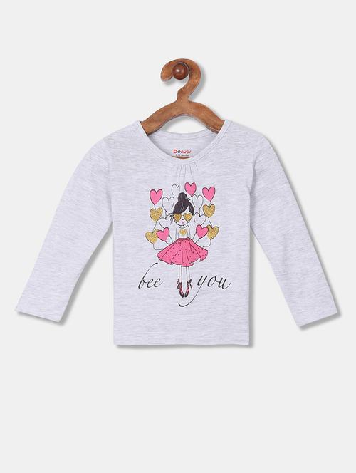 round neck printed t-shirt - 18302338 - Very Small Image - 1