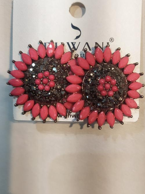 earrings for women pink color - 18302754 - Very Small Image - 1