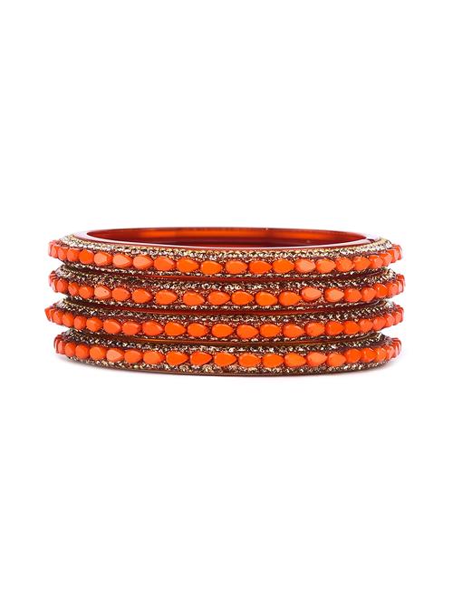 orange glass bangle - 18303448 - Very Small Image - 1