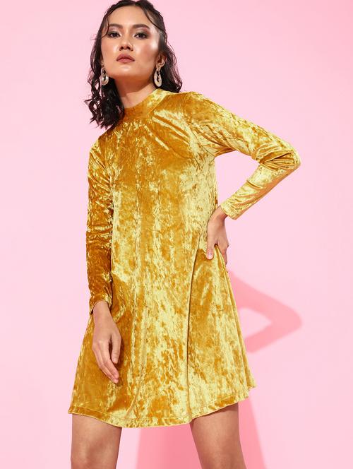 long-sleeved solid sheath dress - 18303591 - Very Small Image - 1