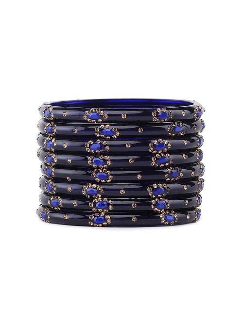 blue glass bangle - 18303858 - Very Small Image - 1
