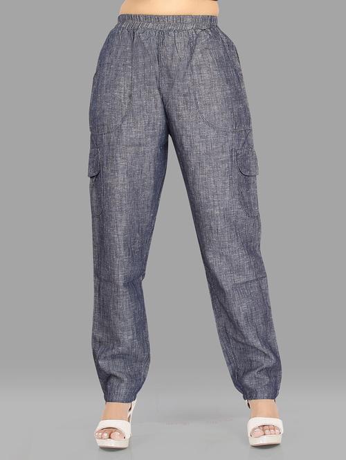 mid rise solid jogger jean - 18304364 - Very Small Image - 1