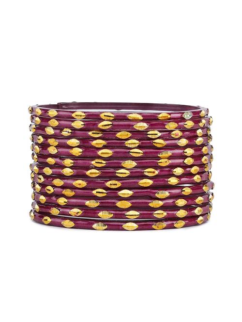 purple glass bangle - 18304395 - Very Small Image - 1