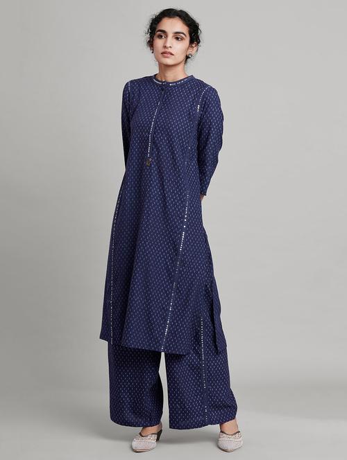women's straight kurta - 18304601 - Very Small Image - 1