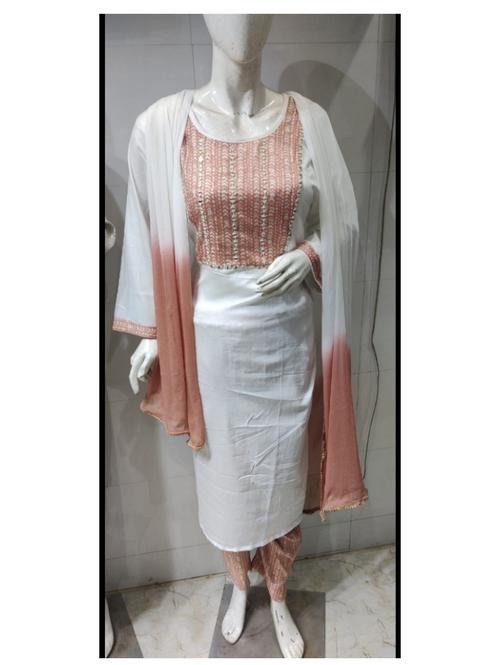 trousers suit with dupatta - 18305024 - Very Small Image - 1