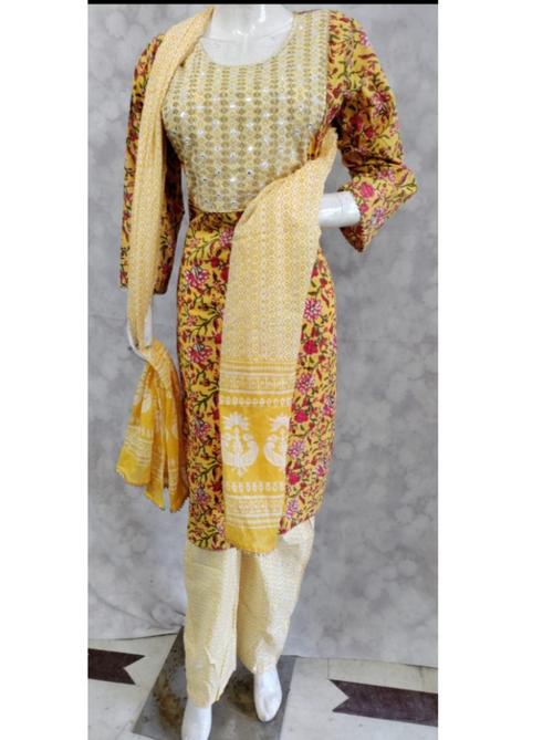 trousers suit with dupatta - 18305028 - Very Small Image - 1
