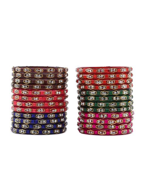 multi colored glass bangle - 18305265 - Very Small Image - 1