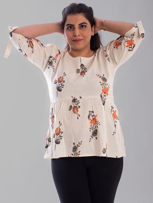 long sleeved printed regular top - 18305315 - Very Small Image - 1