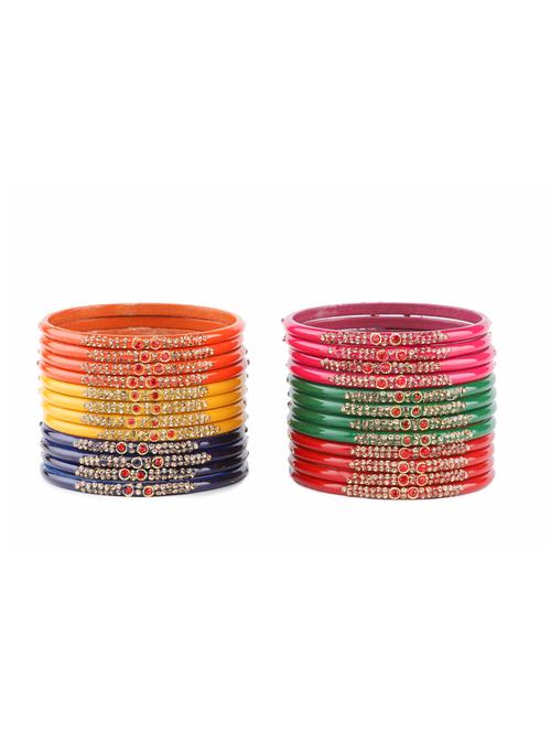 multi colored glass bangle - 18305671 - Very Small Image - 1