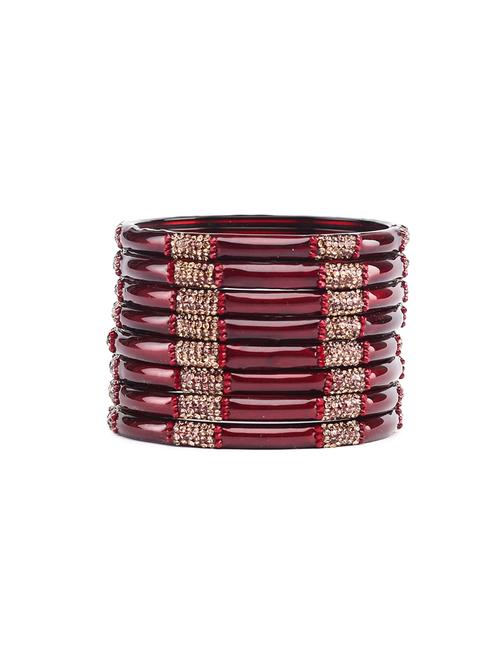 purple glass bangle - 18305944 - Very Small Image - 1