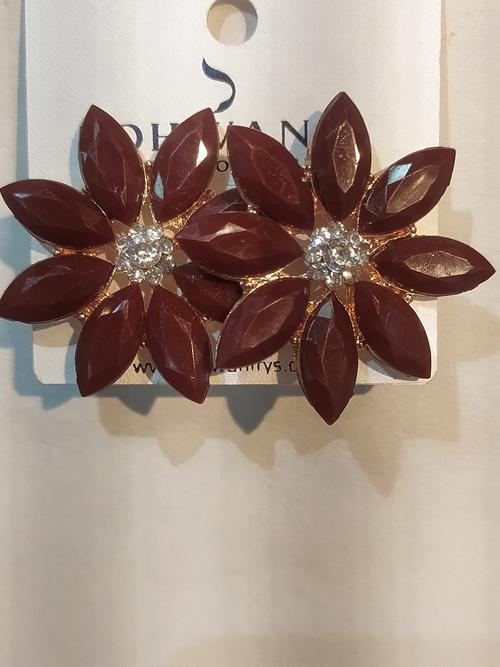 earrings for women brown color - 18305994 - Very Small Image - 1