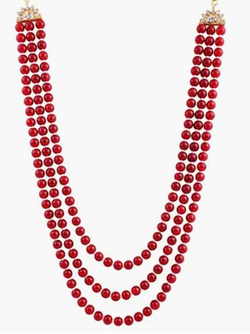 necklace for man red color - 18306029 - Very Small Image - 1