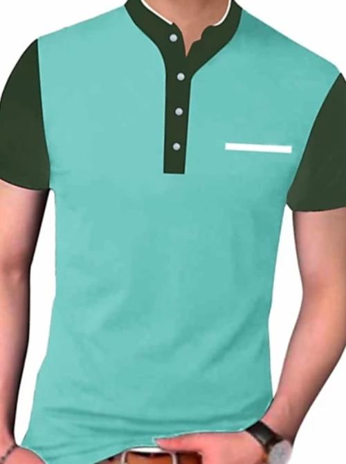 light blue satin tshirt - 18306324 - Very Small Image - 1