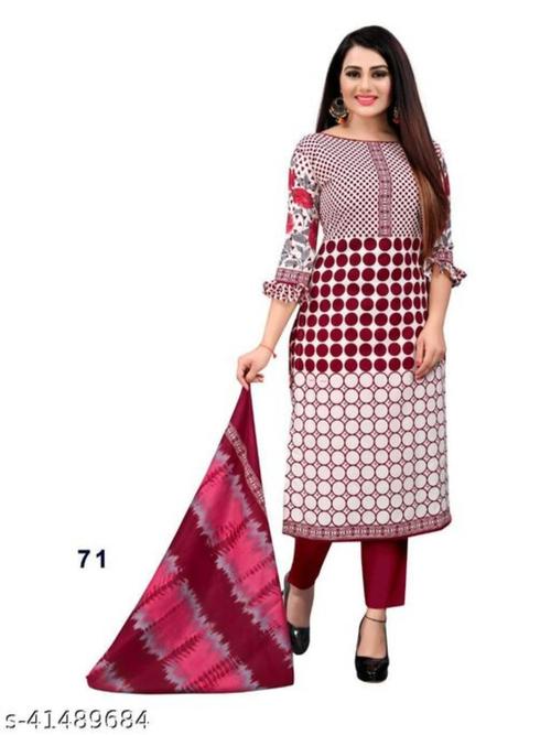 ladies cotton suit multi color - 18306425 - Very Small Image - 1