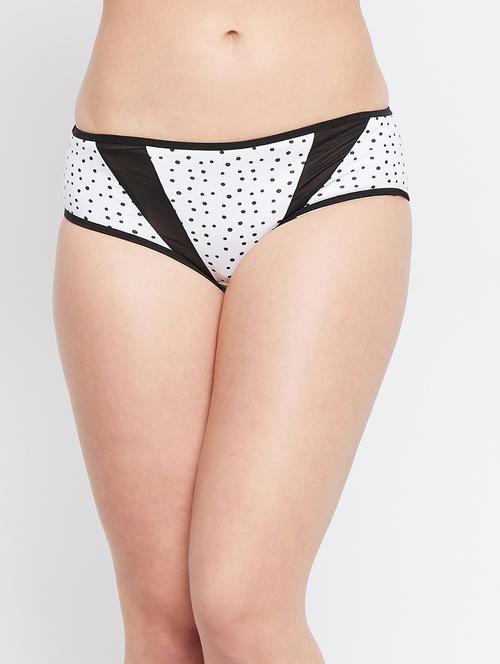 white printed hipster panty - 18307245 - Very Small Image - 1