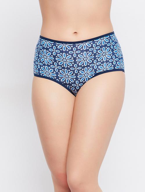 blue printed hipster panty - 18307273 - Very Small Image - 1