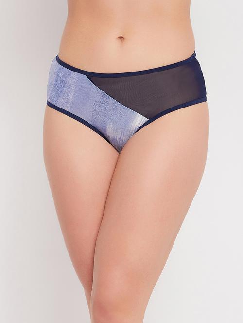 navy printed hipster panty - 18307284 - Very Small Image - 1
