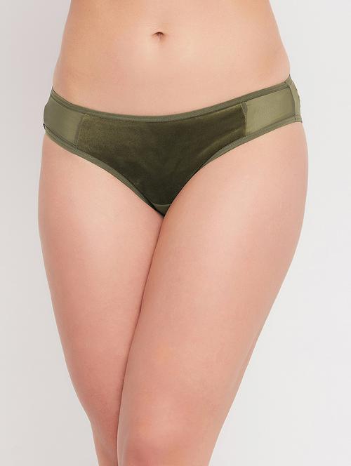 green velvet bikini panty - 18307324 - Very Small Image - 1