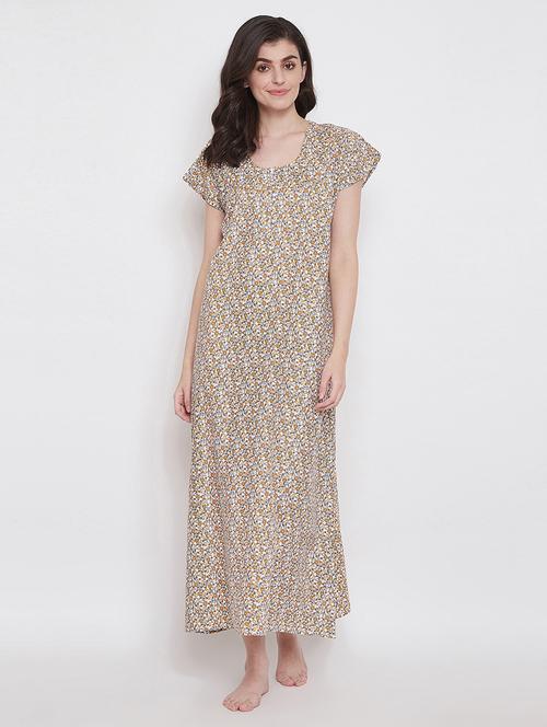 short-sleeved printed sleepshirts & nighty - 18307406 - Very Small Image - 1