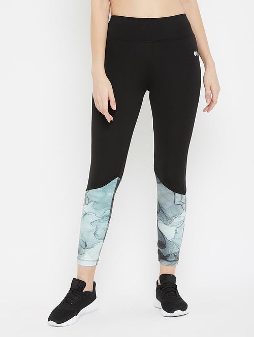 high-rise color-blocked yoga pants track pant - 18307443 - Very Small Image - 1