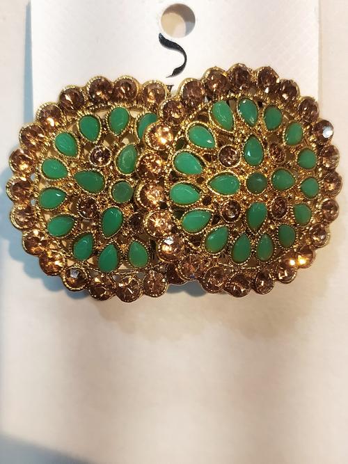 earrings for woman green color - 18307650 - Very Small Image - 1