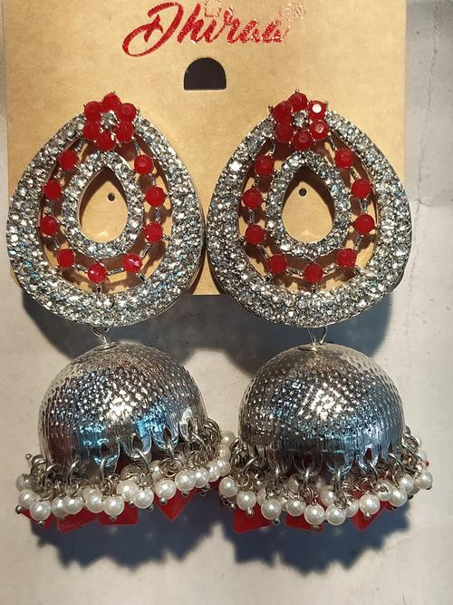 earrings for woman silver color - 18307654 - Very Small Image - 1