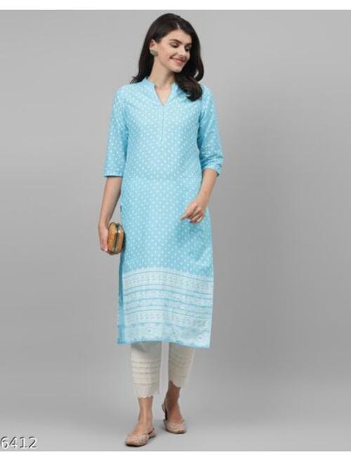 ladies cotton printed kurti - 18307686 - Very Small Image - 1