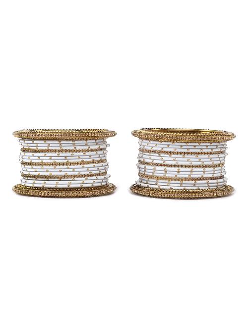 white metal bangle - 18307843 - Very Small Image - 1