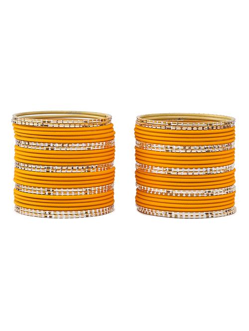 yellow metal bangle - 18307900 - Very Small Image - 1