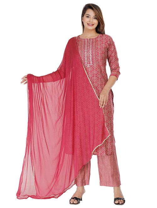 pink suit set - 18308001 - Very Small Image - 1