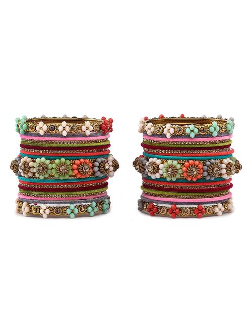 multi colored metal bangle - 18308086 - Very Small Image - 1