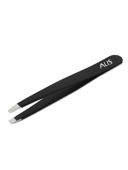 alis professional black square tip tweezer | great precision for eyebrow, eyelash extensions, blackhead removal (bp-0189) - 18308104 - Very Small Image - 1