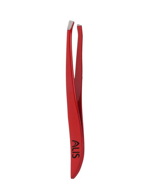 alis professional tweezer for hair pluker, eyebrow, eyelash extensions, facial hair (red) - 18308134 - Very Small Image - 1